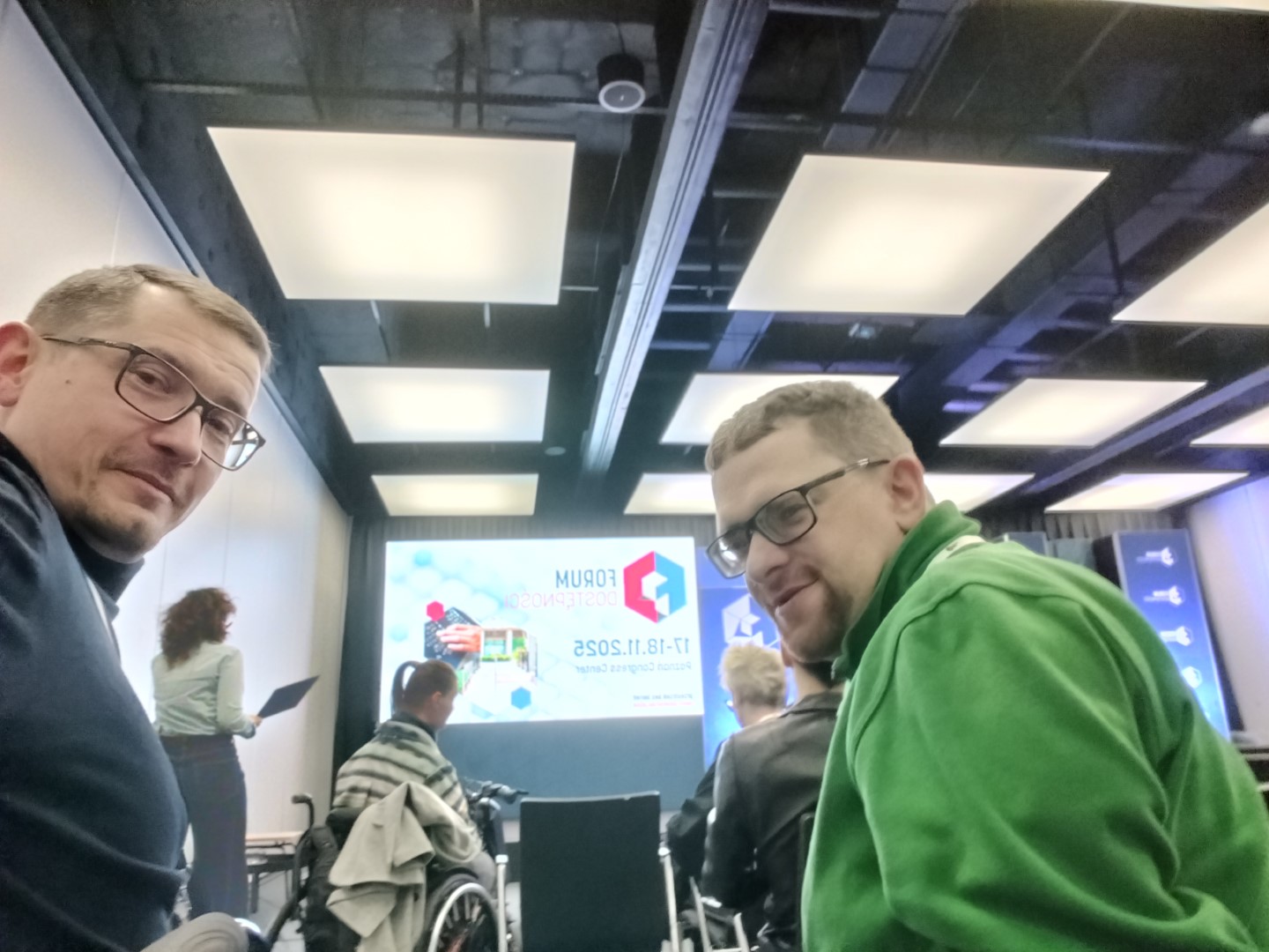 Konrad i Tomasz biorą udział w konferencji